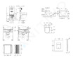 Grohe Rapid SLX - Set předstěnové instalace, klozetu, sedátka SoftClose a tlačítka Skate Cosmopolitan, Moon White SANI11BB3111