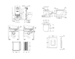 Grohe Rapid SLX - Set předstěnové instalace, klozetu, sedátka SoftClose a tlačítka Skate Cosmopolitan, Triple Vortex, matný chro