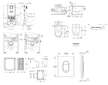 Grohe Rapid SLX - Set předstěnové instalace, klozetu, sedátka SoftClose, tlačítka Arena Cosmopolitan a sady pro vhazování tablet