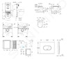 Grohe Rapid SLX - Set předstěnové instalace, klozetu, sedátka SoftClose, tlačítka Arena Cosmopolitan a sady pro vhazování tablet