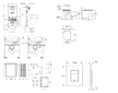 Grohe Rapid SLX - Set předstěnové instalace, klozetu, sedátka SoftClose, tlačítka Even a sady pro vhazování tablet, phantom blac