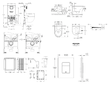 Grohe Rapid SLX - Set předstěnové instalace, klozetu, sedátka SoftClose, tlačítka Even a sady pro vhazování tablet, phantom blac