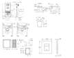 Grohe Rapid SLX - Set předstěnové instalace, klozetu, sedátka SoftClose, tlačítka Even a sady pro vhazování tablet, phantom blac