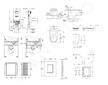Grohe Rapid SLX - Set předstěnové instalace, klozetu, sedátka SoftClose, tlačítka Skate Cosmopolitan a sady pro vhazování tablet