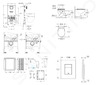 Grohe Rapid SLX - Set předstěnové instalace, klozetu, sedátka SoftClose, tlačítka Skate Cosmopolitan a sady pro vhazování tablet