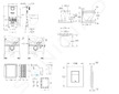 Grohe Rapid SLX - Set předstěnové instalace, klozetu, sedátka SoftClose, tlačítka Skate Cosmopolitan a sady pro vhazování tablet