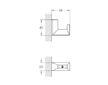 Grohe Selection Cube - Háček na koupací plášť, chrom 40782000