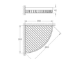 Grohe Selection Cube - Rohová přihrádka, chrom 40809000