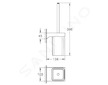 Grohe Selection Cube - Souprava na čištění toalety, chrom 40857000