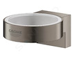 Grohe Selection - Držák skleničky/mýdelníku, kartáčovaný Hard Graphite 41027AL0
