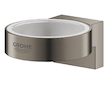 Grohe Selection - Držák skleničky/mýdelníku, kartáčovaný Hard Graphite 41027AL0