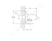 Grohe Sena - Nástěnné kolínko s držákem, chrom 26333000