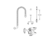 Grohe Sensia Arena - Instalační set pro automatické splachování 46944001