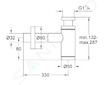 Grohe Sifony - Designový sifon, matná černá 295032430