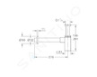 Grohe Sifony - Designový sifon, supersteel 40564DC0