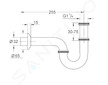 Grohe Sifony - Umyvadlový sifon, chrom 28947000