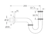 Grohe Sifony - Umyvadlový sifon, chrom 28947000