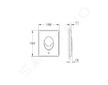 Grohe Skate Air - Ovládací tlačítko, chrom 42304000