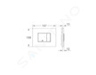 Grohe Skate Cosmopolitan - Ovládací tlačítko splachování, supersteel 38732DC0