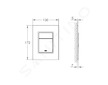 Grohe Skate Cosmopolitan S - Ovládací tlačítko, supersteel 37535DC0