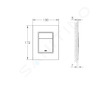 Grohe Skate Cosmopolitan S - Ovládání splachování, phantom black 37535KF0