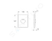 Grohe Skate - Ovládací tlačítko, alpská bílá 37547SH0