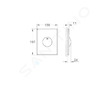 Grohe Skate - Ovládací tlačítko, chrom 38573000