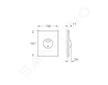 Grohe Skate - Ovládací tlačítko, chrom 38862000