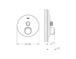 Grohe SmartControl - Baterie pod omítku s 1 výstupem, chrom 29144000