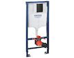 Grohe Solido - Předstěnová instalace pro závěsné WC, ovládací tlačítko Even, matná černá 388112430