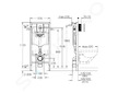 Grohe Solido - Předstěnová instalace s nádržkou pro závěsné WC, bezdotykový splachovač Tectron Bau E, chrom 39883000