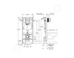Grohe Solido - Předstěnový instalační set pro závěsné WC, výška 1,20 m, ovládací tlačítko Even, phantom black 38811KF0