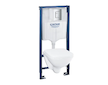 Grohe Solido - Set předstěnové instalace, klozetu a sedátka softclose, tlačítko Even, chrom 39467000