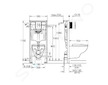 Grohe Solido - Set předstěnové instalace, klozetu a sedátka softclose, tlačítko Even, chrom 39467000