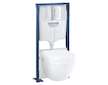 Grohe Solido - Set předstěnové instalace, klozetu Euro Ceramic a sedátka softclose, tlačítko Arena Cosmopolitan, chrom 39697000