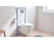 Grohe Solido - Set předstěnové instalace, klozetu Euro Ceramic a sedátka softclose, tlačítko Arena Cosmopolitan, chrom 39697000