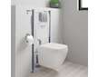 Grohe Solido - Set předstěnové instalace, klozetu Euro Ceramic a sedátka softclose, tlačítko Skate Cosmopolitan, chrom 39890000