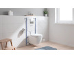 Grohe Solido - Set předstěnové instalace, klozetu Euro Ceramic a sedátka softclose, tlačítko Skate Cosmopolitan, chrom 39890000