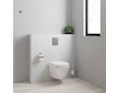 Grohe Solido - Set předstěnové instalace, klozetu Euro Ceramic a sedátka softclose, tlačítko Skate Cosmopolitan, chrom 39890000