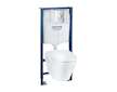 Grohe Solido - Set předstěnové instalace, klozetu Serel a sedátka softclose, tlačítka Start, chrom/bílá 39583000