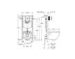 Grohe Solido - Set předstěnové instalace, klozetu Serel a sedátka softclose, tlačítka Start, chrom/bílá 39583000