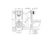 Grohe Solido - Set předstěnové instalace, klozetu Serel a sedátka softclose, tlačítko Skate Cosmopolitan, chrom 38528SET-KH