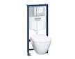 Grohe Solido - Set předstěnové instalace, klozetu Serel a sedátka softclose, tlačítko Skate Cosmopolitan, chrom 38528SET-KH