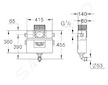 Grohe  - Splachovací nádržka pod omítku pro závěsné/stojící WC 38422000