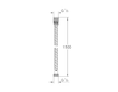 Grohe  - Sprchová hadice VitalioFlex Metal Long-Life 1,5 m, černá 27502KS1