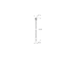 Grohe  - Sprchová hadice VitalioFlex Metal Long-Life 200 cm, chrom 22116000