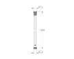Grohe  - Sprchová hadice VitalioFlex Silver Long-Life 1,25 m, chrom 22110000