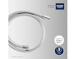 Grohe  - Sprchová hadice VitalioFlex Silver Long-Life 1 m, chrom 22111000