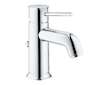 Grohe Start Classic - Umyvadlová baterie s výpustí, chrom 23810000