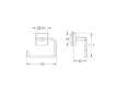 Grohe Start Cube - Držák toaletního papíru, matná černá 409782430
